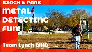 🎧 TEAM LYNCH BMD: METAL DETECTING FUN AT A FEW BEACH FRONT PARKS