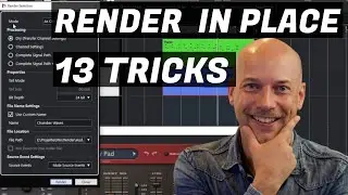 Render in place (Cubase) - 13 tricks