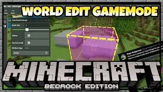 WORLD EDIT GAMEMODE - LEAKED * Minecraft Bedrock NEWS UPDATE