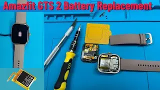 Amazfit GTS 3 Not working | Battery Replacement |  Stuck on charging logo