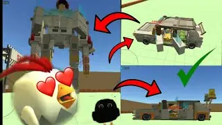 🥰Top 3 Builds I review in chicken gun😍