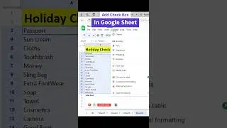 #Conditional Formatting for Check Boxes in Google sheet, Google Sheet Tips & tricks #google