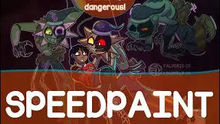 Daycare Attendant/ Ruin Sun, Moon, And Eclipse (FNAF FANART)