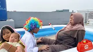 IBU HAMIL MELAHIRKAN DI KOLAM RENANG | IBU 3 ANAK