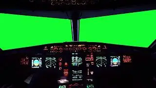Aircraft Cockpit 3 Types [FREEN GREEN SCREEN]