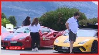 Turi europian i makina sportive - Ndalesa në Shqipëri, 70 automjete në Dropulli | RTSH
