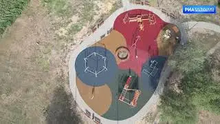 В селе Яшалта построена новая детская игровая площадка