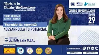 Charla motivacional “Descubre tu Propósito y Desarrolla tu Potencial” 🦋