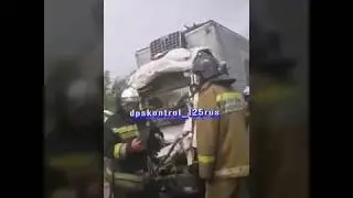 Серьёзное ДТП с фурой произошло в Приморье