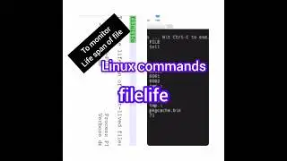 Linux commands for beginners| Linux debug cmd | filelife Linux command | Linux commands #shorts