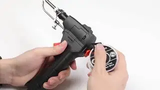Ручной паяльник с автоматической подачей припоя.