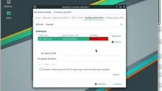 Configuração do IPv4 Manual no Linux Manjaro (VirtualBox)