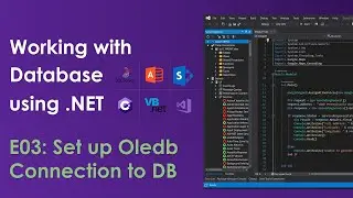 Set up Oledb Connection to Database - Oledb .NET E03
