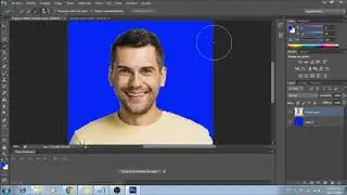 Hacer Foto Para Carnet, Fondo Azul Con Photoshop