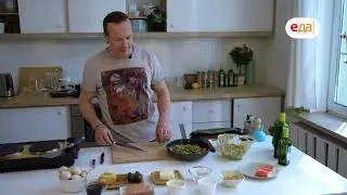 Жареная курица и свежий салат | Ланч-бокс
