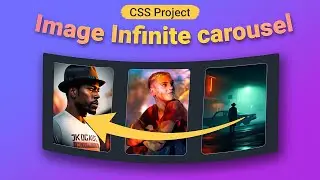 Image Infinite Carousel Animation using HTML CSS Only | Simple Project 