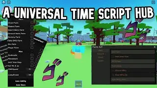 ROBLOX A Universal Time Script HUB | Script Showcase  (GOD MODE, AUTO FARM, INVISIBLE)