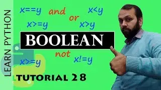 #28 Python Tutorial |  Boolean in Python (HINDI)