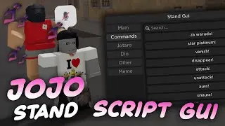 Jojo Stand Script GUI / Hack For Dahood - ROBLOX EXPLOITING