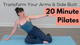 20-Minute Full-Body Pilates with Weights: Arm, Side Butt, and Abs Workout