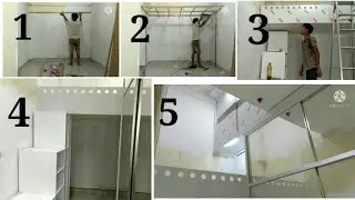 DEKORASI KAMAR SEMPIT #lemari #tempattidur #dekorasi #woodworking #furniture, #handicrafts