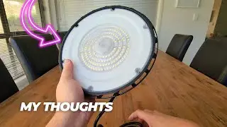 High Bay LED Shop Lights - 165W 2 Pack LED High Bay Lights with 6ft Cable Led Garage Lights