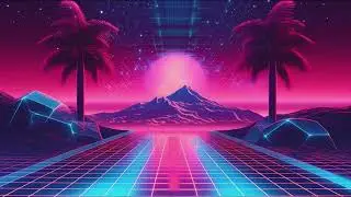 VAPORWAVE Galaxy Sunset 1 hour playlist