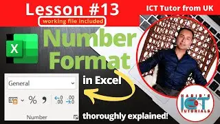 Lesson 13: Format Cells as Currency, Date, Percentages & Decimal Places in Excel | FREE Excel Course