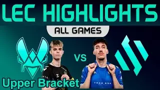 VIT vs BDS ALL GAMES Highlights LEC Winter Playoffs Round 2 2024 Team Vitality vs Team BDS by Onivia