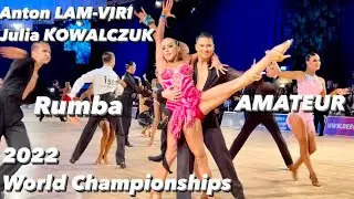 World Championship 2022 | Anton Lam-Viri - Julia Kowalczuk | Rumba | WDC Amateur Latin