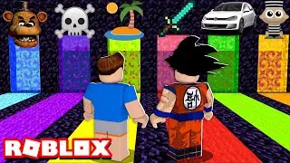 NÃO ESCOLHA O PORTAL ERRADO DO MINECRAFT!! (Desafios Roblox)