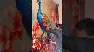 5d peacock wallpaper design | 9892697457 | 5d wallpaper for walls | 3d 5d wallpaper | 