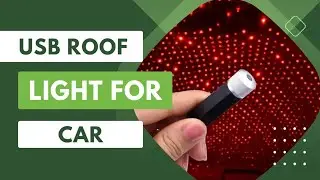 USB Roof Star Projector Lights with 3 Modes, USB Portable Flexible Interior Car Night Lamp.