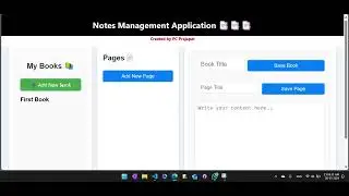 Project using React Notes Managment Application  #reactjs #freelancing