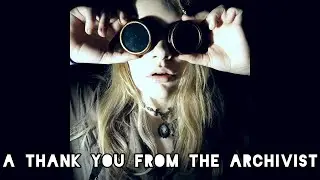 A Thank You from the Archivist