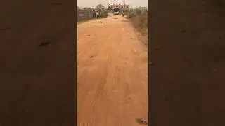 A wall close to a road in Accra