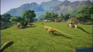 Jurassic World Evolution Dryosaurus Wetland pattern