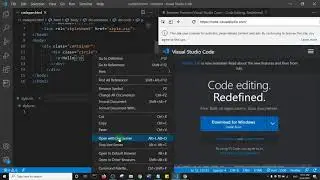 How to setup visual studio Code Like codepen.io