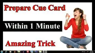 how to prepare cue card within one minute | Cue Card tips and tricks | tricky ielts