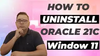 How to Uninstall Oracle 21c database on windows 10/11 2024 | Code With DD Singh | By DD Singh