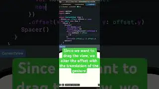 Adding a DragGesture to Views #swift #swiftprogramming #tutorial #swiftui