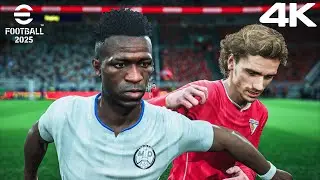 eFootball 2025 - At. Madrid vs Real Madrid | Xbox Seris X Gameplay [4K]