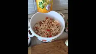 Бюджетный постный салат из морепродуктов с морской капустой и фасолью