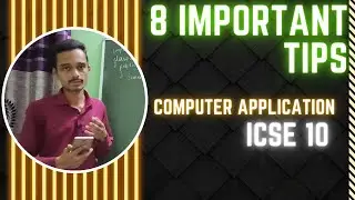 computer application important tips icse 2023 