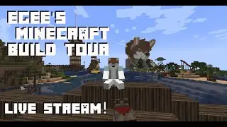 [Live Gaming] Let's Explore Egeeville & Beyond! | Looking at builds on Egee's Minecraft Server! 👀