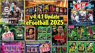 v4.4.1 Major Update Full Informations eFootball 2025, New Epic & Showtime Pack, New Ambassador Pack