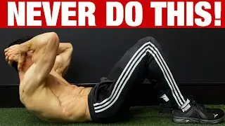NEVER DO CRUNCHES LIKE THIS | 10 Most Common Mistakes!