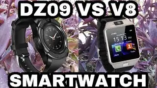 DZ09 vs V8 Smartwatch