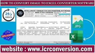 Data Entry Image To Excel Conversion Software | Data Entry Image To Excel Converter Software