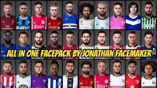 PES 2020 AIO FACEPACK BY JONATHAN FACEMAKER (105 FACES)